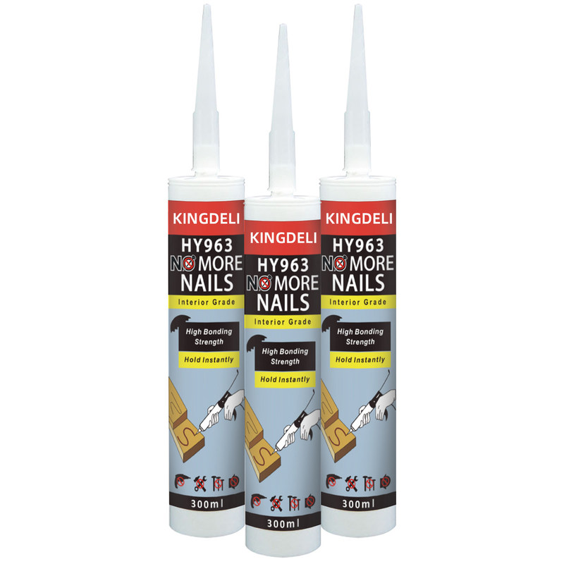 सामान्य प्रयोजन निर्माण चिपकने वाला गोंद, सफेद क्रीम रंग के साथ एमएस पॉलिमर सीलेंट